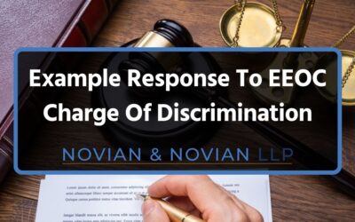 Example Response To EEOC Charge Of Discrimination