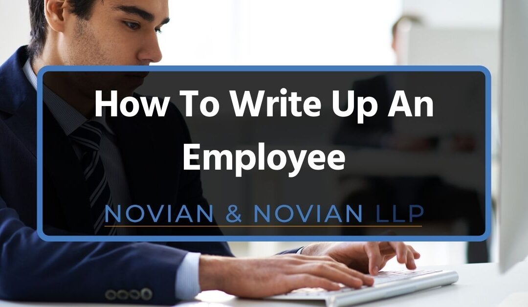 How To Write Up An Employee