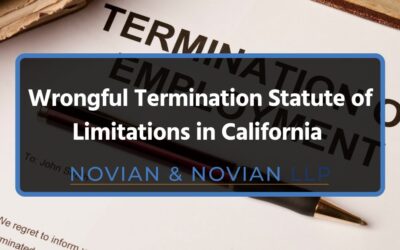 Wrongful Termination Statute of Limitations in California for Employers