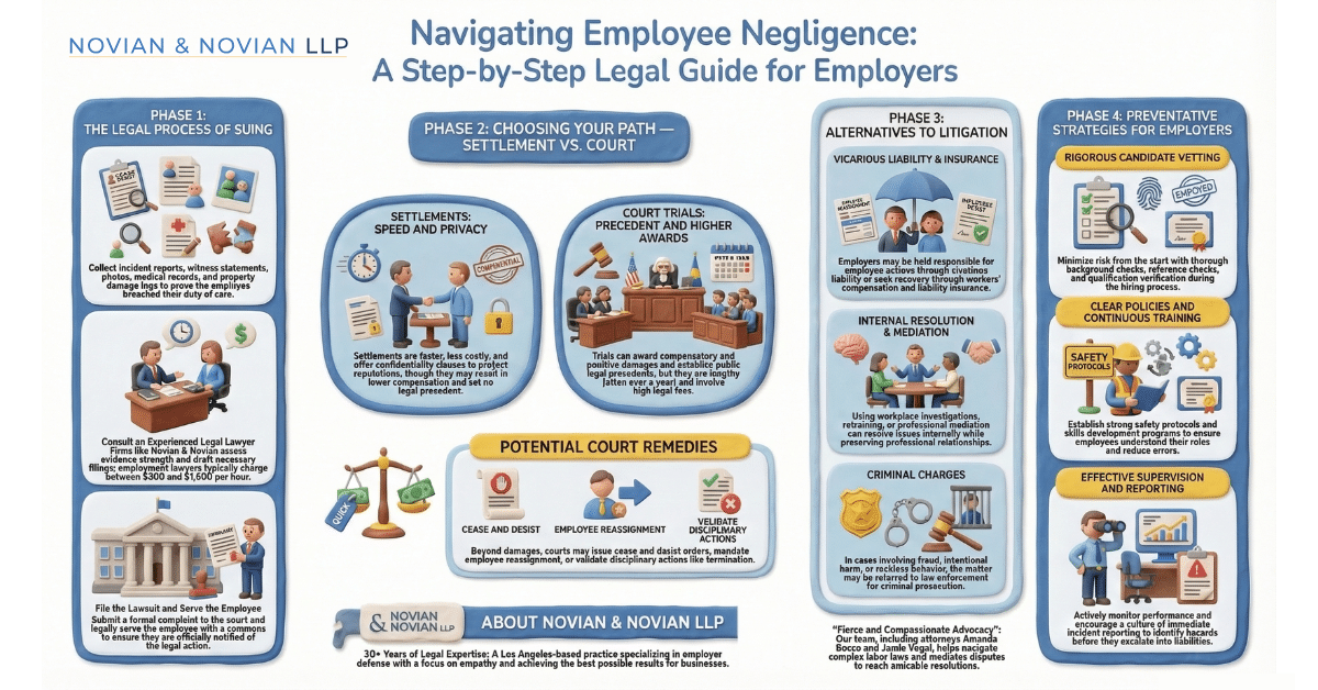 employee negligence lawsuit - Novian&Novian LLP
